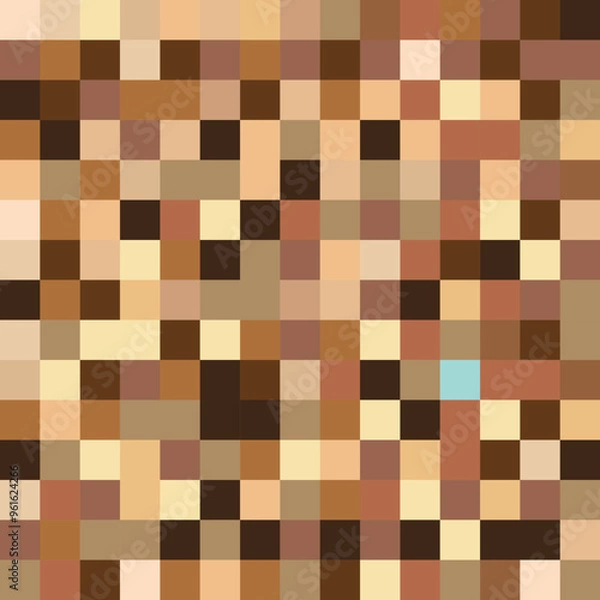 Fototapeta Brown Color Checkered pattern background vector