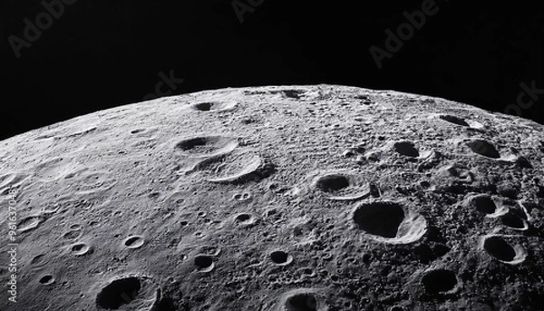 Obraz The surface of the moon 