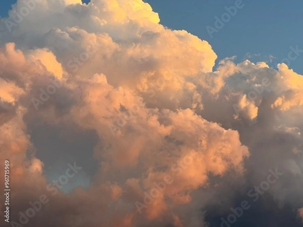 Obraz sunset with clouds