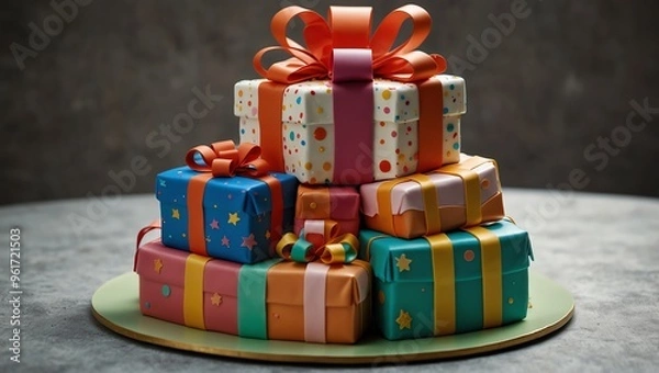 Obraz christmas gift boxes