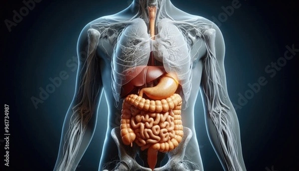 Fototapeta Gastro intestinal system 