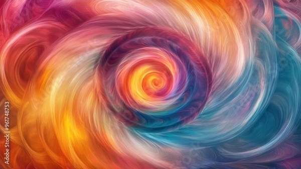 Obraz Abstract Swirling Colors