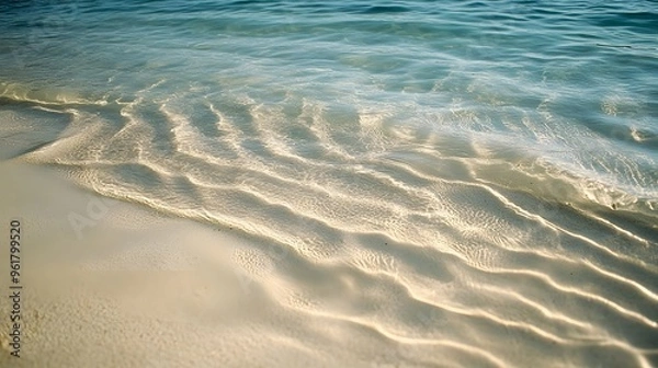 Obraz 91. Smooth, soft sand with gentle ripples