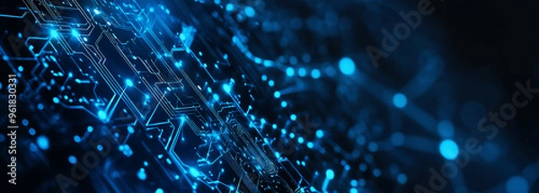 Obraz abstract technology backround wallpaper 4k HD 