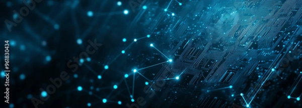 Obraz abstract technology backround wallpaper 4k HD 