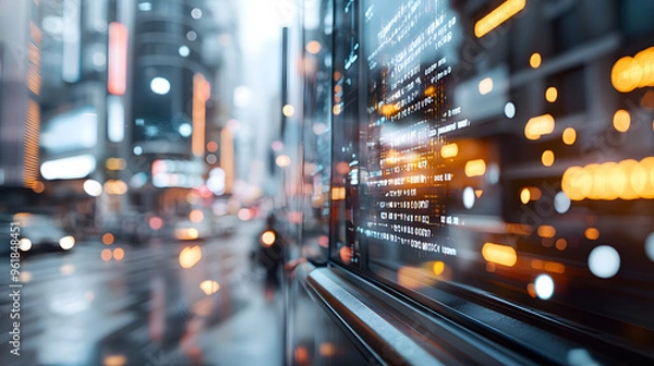 Fototapeta Depict a clinical trial exploring the effects of psychedelic