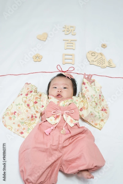 Obraz 赤ちゃん　生後１００日