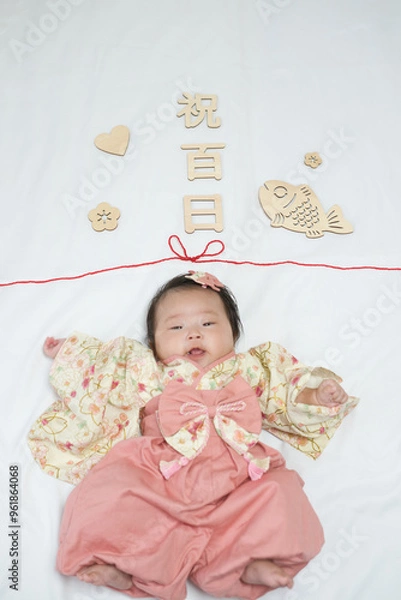 Obraz 赤ちゃん　生後１００日