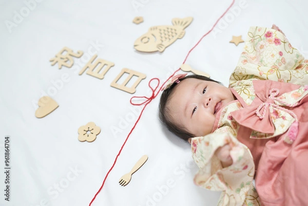 Obraz 赤ちゃん　生後１００日