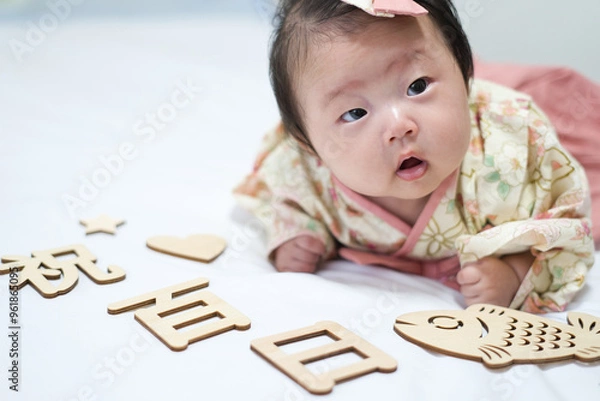 Obraz 赤ちゃん　生後１００日