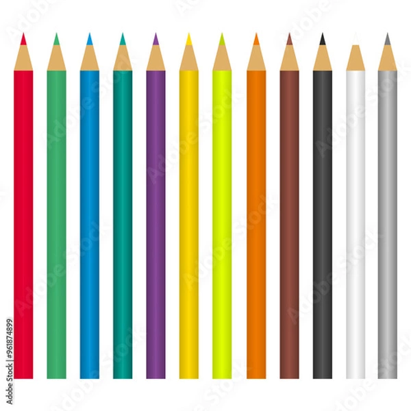 Obraz 12-color pencil