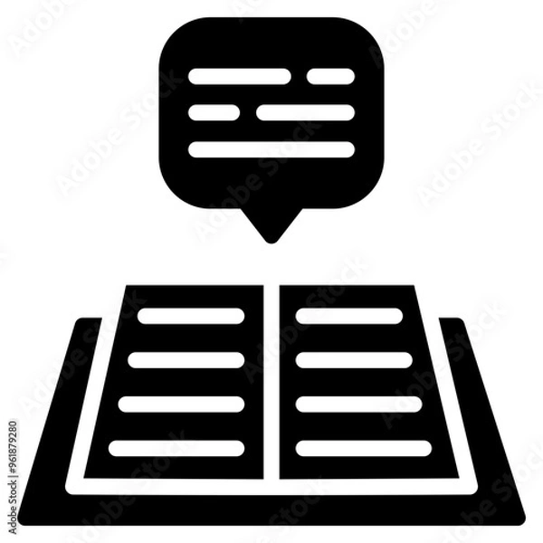 Fototapeta  storytelling icon