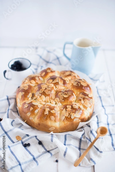 Fototapeta blueberries buns