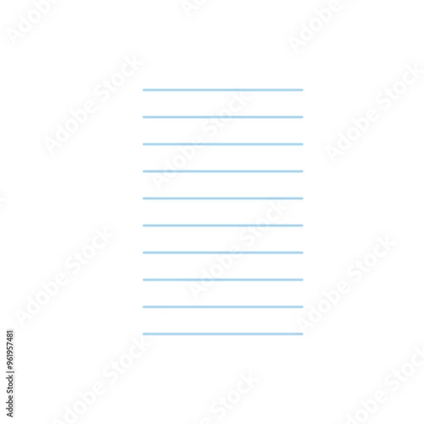 Obraz lined note paper