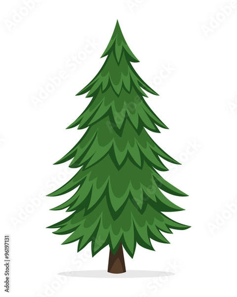 Obraz Kreskówka sosna