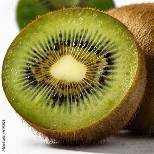 Obraz kiwi fruit on a white background