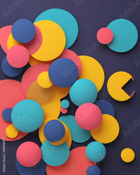 Fototapeta background of colorful beads