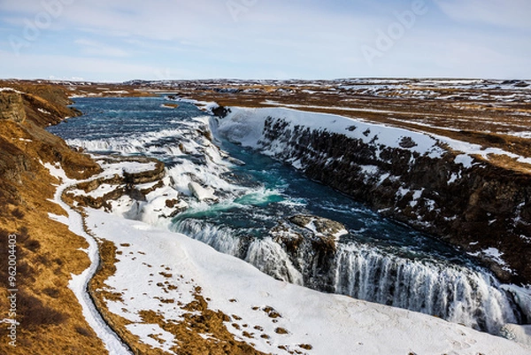 Obraz Gulfoss Waterfall in Iceland