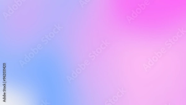 Obraz Light blue and pink gradient background suitable for feminine designs, corporate presentations, social media graphics, and website headers.
