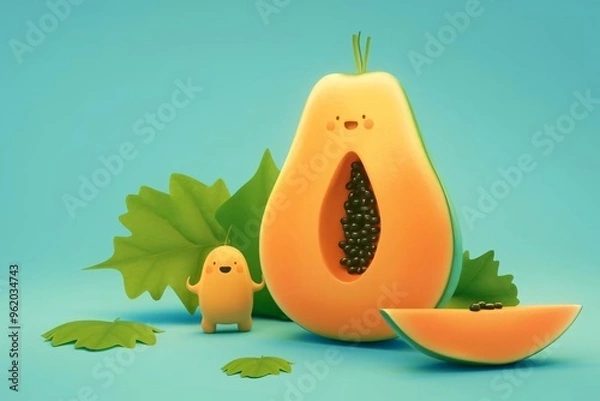 Obraz melon and fruit