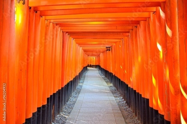 Obraz Kyoto Fushimi Inari Taisha Senbon Torii