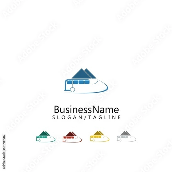 Fototapeta Vacation Travel logo icon vector