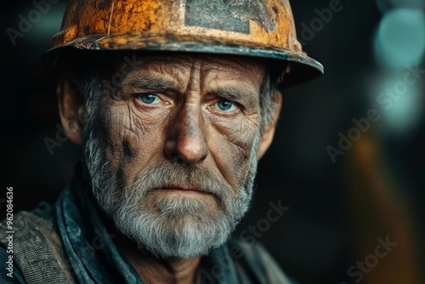 Fototapeta miners worker underground ore mining