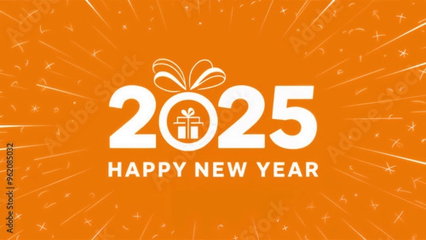 Obraz happy new year 2025 background
