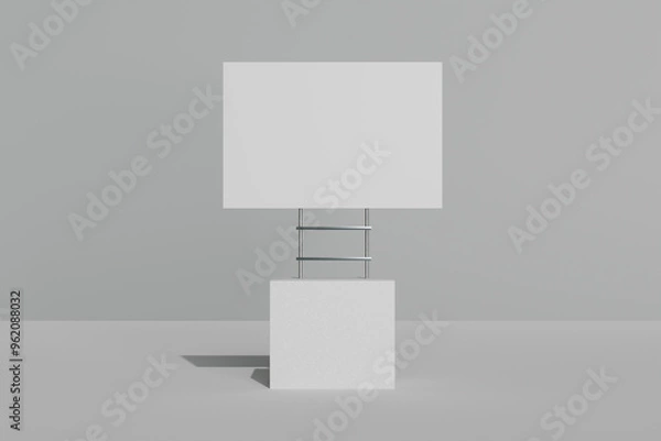 Fototapeta blank white board