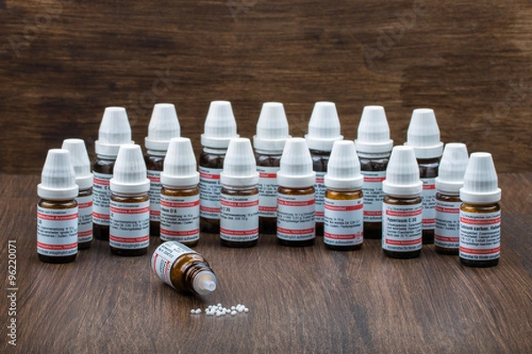 Fototapeta Homöopathie, Globuli