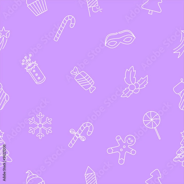 Fototapeta Winter pattern