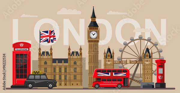 Obraz wektor wielka brytania