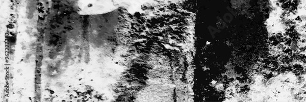 Fototapeta Abstract white background black and white dusty wall texture with scratches and cracks . distressed grunge concrete wall texture. gray concreate surface plaster old rough dirty wall texture.