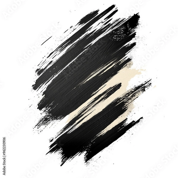 Obraz brushstroke effect with a transparent background