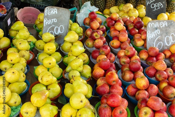 Obraz Frutas tropicais maça e pera