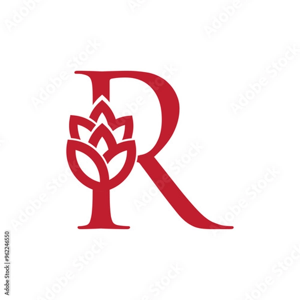 Fototapeta Rose logo