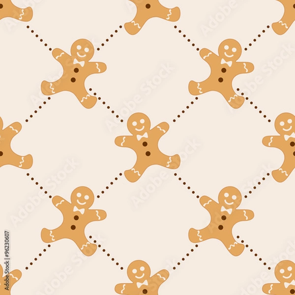 Obraz Christmas Seamless Vector Pattern 13