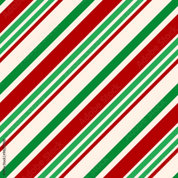 Obraz Christmas Seamless Vector Pattern 28