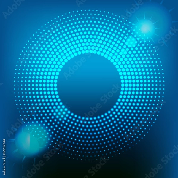 Obraz Abstract colored shape for your business idea. Vector editable logo illustration.