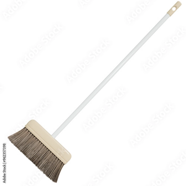 Fototapeta 3d render cleaning broom with transparent background