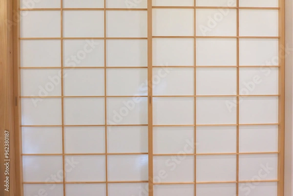 Fototapeta 和室の障子