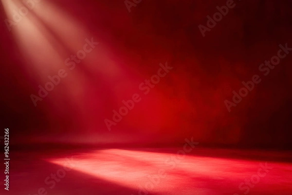 Obraz Abstract red studio background for product presentation. Background for display product.