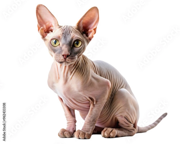Obraz isolated sphynx cat