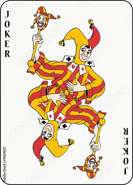 Obraz Symetryczny Joker
