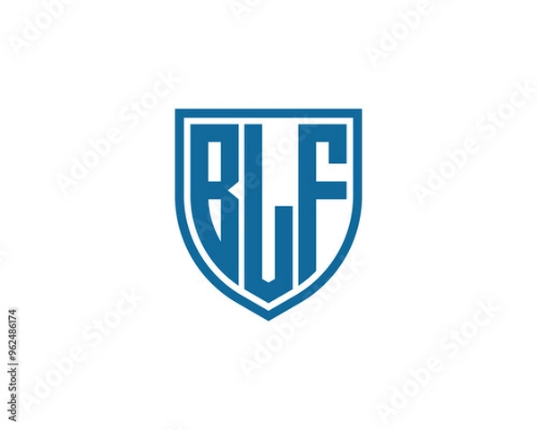 Obraz BLF logo design vector template. BLF