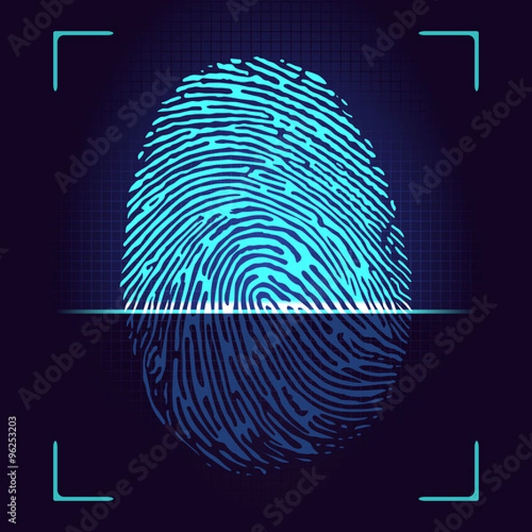 Obraz Fingerprint scanner