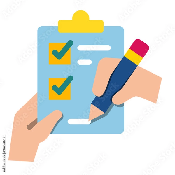 Fototapeta Checklist Icon