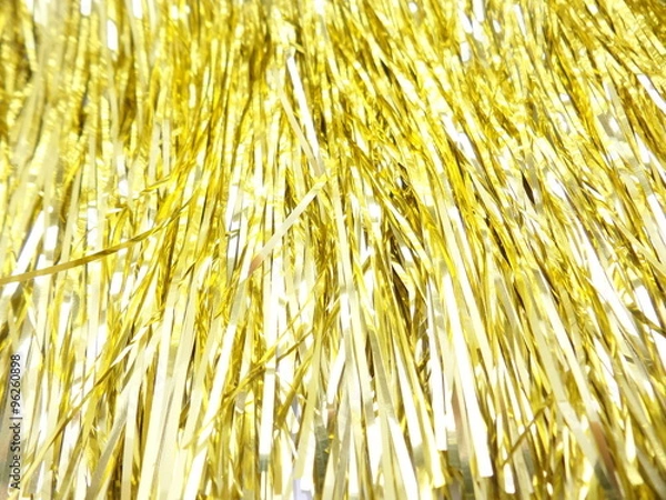 Fototapeta Golden Tinsel Backdrop