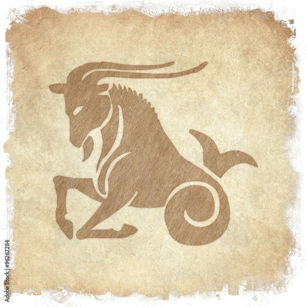 Fototapeta Horoscope zodiac sign Capricorn