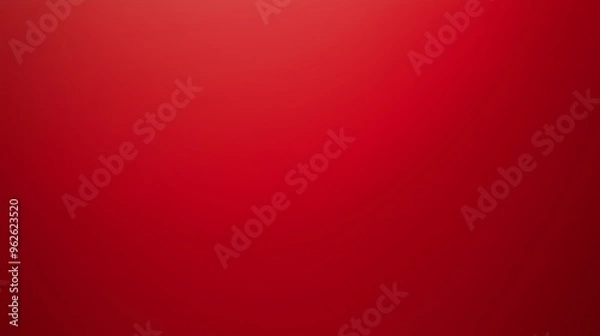 Fototapeta A high-resolution photo of an abstract solid color red background, showcasing a smooth and uniform texture.